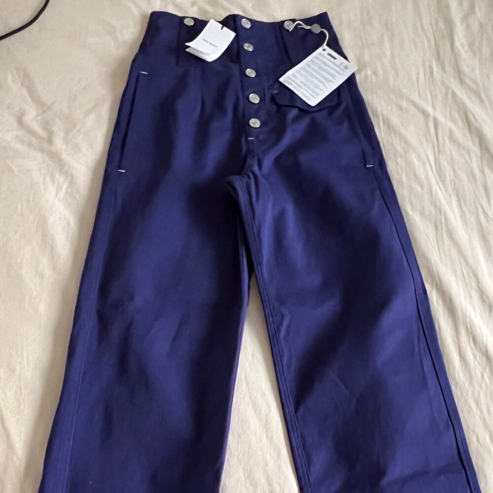 Isabel Marant NWT Indigo High Rise Darlena Pants - FR 34-US 2